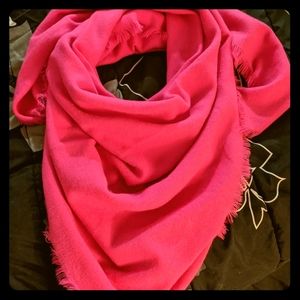 Pink Pashmina and Matching Bohemian Earrings